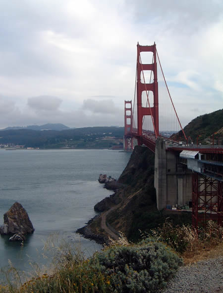 View of Golden Gate Bridge